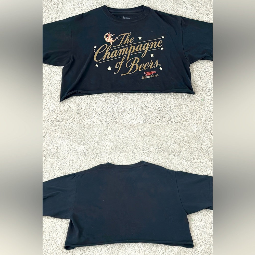 NWOT Miller High Life - Crop shirt